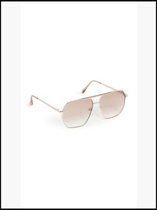 Aviator Sunglasses Metal Frame Polycarbonate Lenses